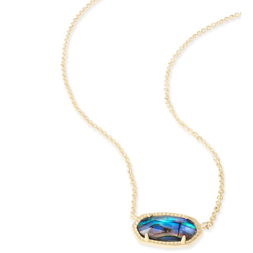 Kendra Scott “Elisa” Necklace-Gold w Abalone Shell